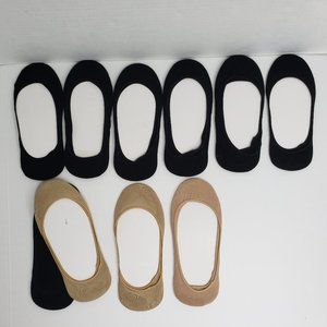 Hue Women's Hidden Cotton & Microfiber Sock Liners - 10 Pair